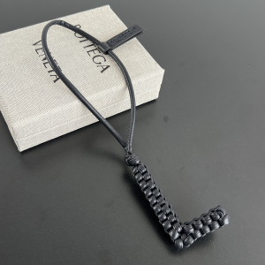 Bottega Veneta Letter L Bag Charm Black Bottega Veneta Letter L Bag Charm Black