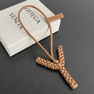 Bottega Veneta Letter Y Bag Charm Brown Bottega Veneta Letter Y Bag Charm Brown