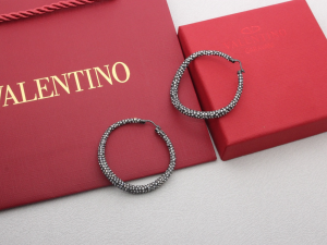 Valentino Shadowshine Metal and swarovski Crystal Earrings Valentino Shadowshine Metal and swarovski Crystal Earrings