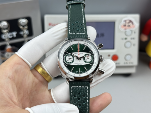 Breitling Top Time B01 Racing Automatic Green Dial Green Leather Watch 38MM Breitling Top Time B01 Racing Automatic Green Dial Green Leather Watch 38MM