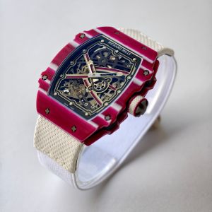 Richard Mille RM6702 Automatic Winding Carbon Extra Flat Alexis Pinturault Edition Watch White Strap Richard Mille RM6702 Automatic Winding Carbon Extra Flat Alexis Pinturault Edition Watch White Strap