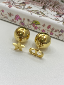 Dior Tribales Gold Metal Earrings