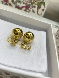 Dior Tribales Gold Metal Earrings