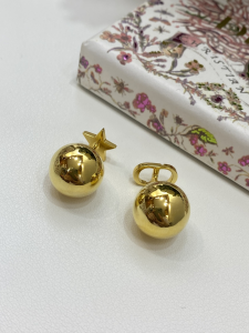 Dior Tribales Gold Metal Earrings