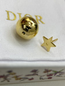 Dior Tribales Gold Metal Earrings