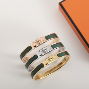 Hermes Mini Clic Kelly Narrow Bracelet Green Hermes Mini Clic Kelly Narrow Bracelet Green