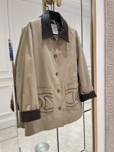 Chanel CC Logo Bomber Jacket