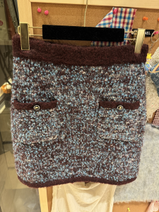 Chanel Wool Miniskirt