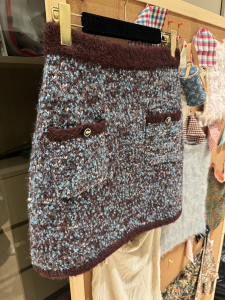 Chanel Wool Miniskirt