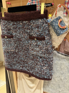 Chanel Wool Miniskirt