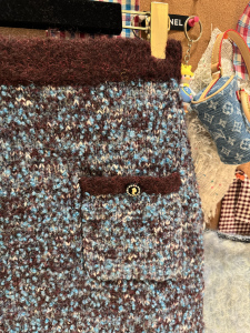 Chanel Wool Miniskirt