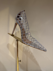 Aquazzura Lumiere Silver Crystal Rhinestone Embellished PVC Pumps 105MM Aquazzura Lumiere Silver Crystal Rhinestone Embellished PVC Pumps 105MM