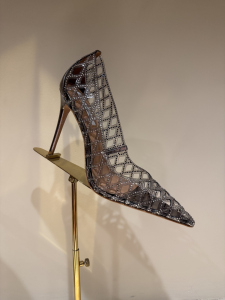 Aquazzura Lumiere Silver Crystal Rhinestone Embellished PVC Pumps 105MM Aquazzura Lumiere Silver Crystal Rhinestone Embellished PVC Pumps 105MM