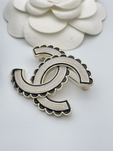 Chanel CC Logo Brooch