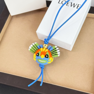 Charms Loewe Knight Cat Bag Charm Orange Green Charms Loewe Knight Cat Bag Charm Orange Green