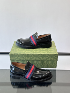 Gucci Web Black Patent Leather Slip Ons Loafers Gucci Web Black Patent Leather Slip Ons Loafers