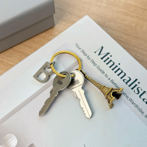 Balenciaga Keychain Keyring Gold