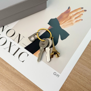 Balenciaga Keychain Keyring Gold