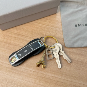 Balenciaga Keychain Keyring Gold