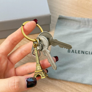 Balenciaga Keychain Keyring Gold