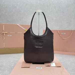Miu Miu IVY Briarwood Leather Hobo Shoulder Bag 5BG231 Miu Miu IVY Briarwood Leather Hobo Shoulder Bag 5BG231