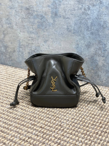 Saint Laurent Jamie Mini Shoulder Pouch Crossbody Bag Dark Green Quilted Leather Saint Laurent Jamie Mini Shoulder Pouch Crossbody Bag Dark Green Quilted Leather