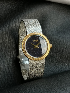 Dior La D De Dior Satine Milanese Mesh Bracelet Watch Silver 25MM Dior La D De Dior Satine Milanese Mesh Bracelet Watch Silver 25MM