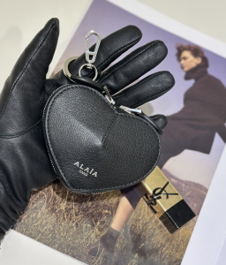 Alaia Le Coeur Mini Black Leather Coin Purse Alaia Le Coeur Mini Black Leather Coin Purse