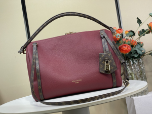 Louis Vuitton Express Medium City Shoulder Bag Red Calfskin Leather Louis Vuitton Express Medium City Shoulder Bag Red Calfskin Leather