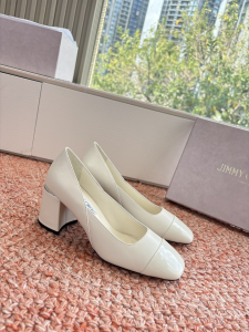 Jimmy Choo Jenson White Nappa Leather Pumps Jimmy Choo Jenson White Nappa Leather Pumps