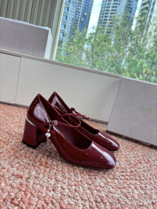 Jimmy Choo Red Patent Leather Pumps with Strap Jimmy Choo Red Patent Leather Pumps with Strap