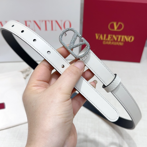 Chanel Crystal Vlogo Buckle White Leather Belt 20MM Chanel Crystal Vlogo Buckle White Leather Belt 20MM