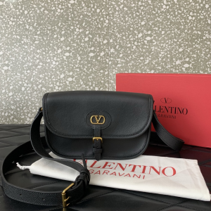 Valentino garavani Small antibes Black calfskin shoulder bag Valentino garavani Small antibes Black calfskin shoulder bag