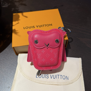 Louis Vuitton LV Owl Bag Charm Fuchsia Monogram Canvas Louis Vuitton LV Owl Bag Charm Fuchsia Monogram Canvas