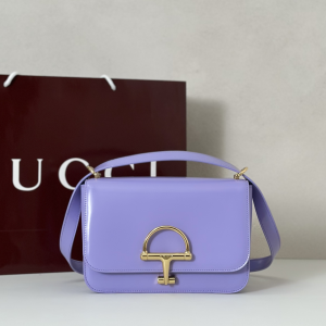 Gucci Siena Small Top Handle Shoulder Bag Purple Smooth Leather Gucci Siena Small Top Handle Shoulder Bag Purple Smooth Leather