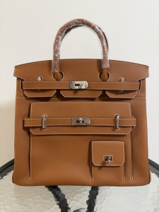 Hermes Caban Togo Leather Multi Pockets Birkin 40 HAC Tote Bag Brown Hermes Caban Togo Leather Multi Pockets Birkin 40 HAC Tote Bag Brown