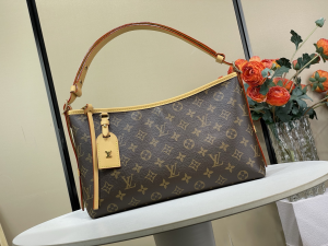 Louis Vuitton CarryAll East West Monogram Canvas Shoulder Bag Louis Vuitton CarryAll East West Monogram Canvas Shoulder Bag