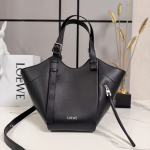 Loewe Hammock Flip Hobo Shoulder Crossbody Bag Black Classic Calfskin Loewe Hammock Flip Hobo Shoulder Crossbody Bag Black Classic Calfskin