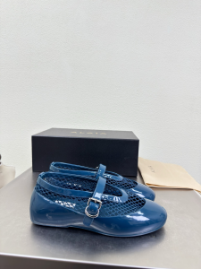 Alaia Mary Janes Blue Patent Leather and Fishnet Ballet Flats Alaia Mary Janes Blue Patent Leather and Fishnet Ballet Flats