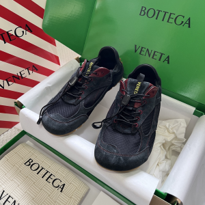 Bottega Veneta Orbit Flash Sneakers Black Suede Leather and Nylon Bottega Veneta Orbit Flash Sneakers Black Suede Leather and Nylon