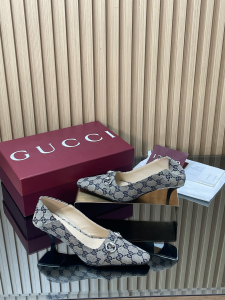 Gucci Horsebit Blue GG Canvas Pumps 60MM Gucci Horsebit Blue GG Canvas Pumps 60MM