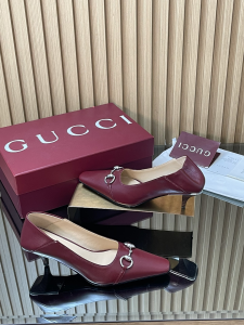 Gucci Horsebit Red Leather Pumps 60MM Gucci Horsebit Red Leather Pumps 60MM