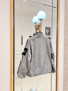 Chanel Gray Zipper Jacket