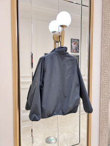 Chanel Gray Zipper Jacket