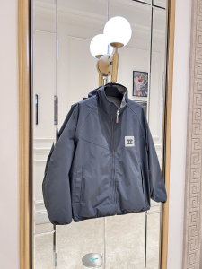 Chanel Gray Zipper Jacket