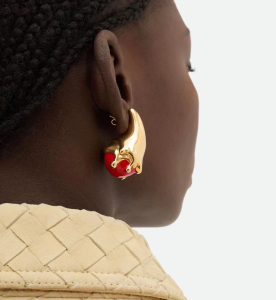 Bottega Veneta Enamel Drop Earrings