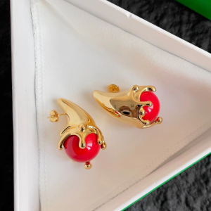 Bottega Veneta Enamel Drop Earrings