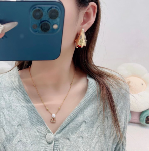 Bottega Veneta Enamel Drop Earrings