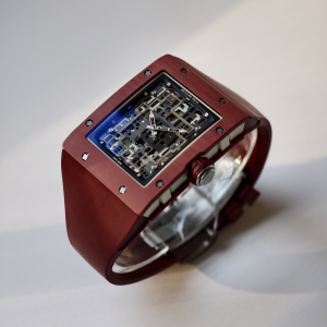 Richard Mille Automatic Winding Extraflat Titanium RM016 Watch Red Richard Mille Automatic Winding Extraflat Titanium RM016 Watch Red
