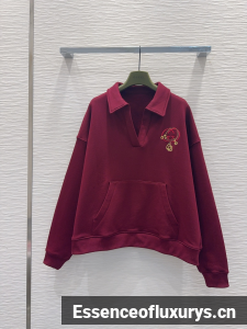 Gucci Red Cotton jersey sweatshirt with embroidery Gucci Red Cotton jersey sweatshirt with embroidery